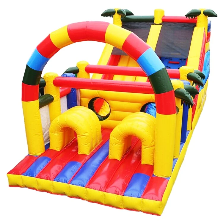 Bounce House With Blower And Slide For Kids Inflatable Castle Outdoor