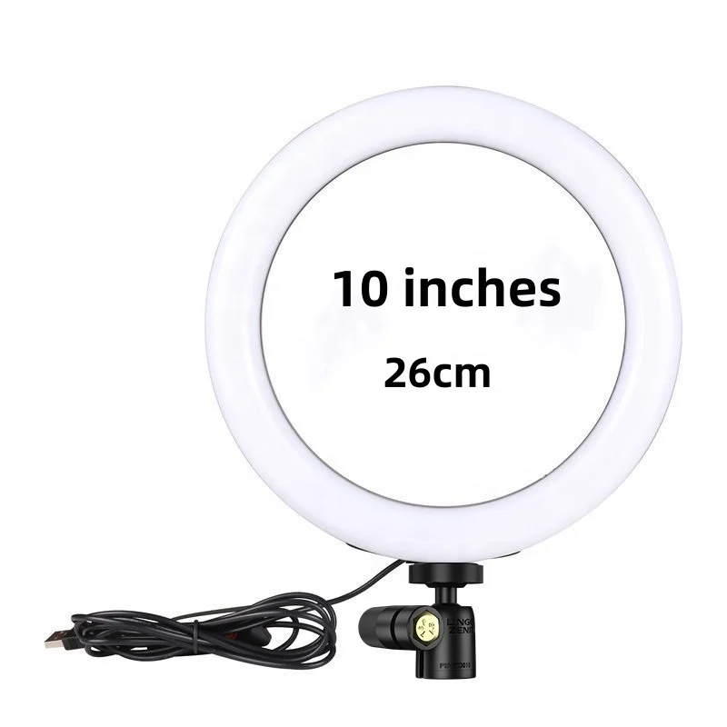 Good Quality Cold and Warm Self Taking Photo Fill Light Phone Live Bracket Fill Light Flexible Phone Holder Selfie Ring Light