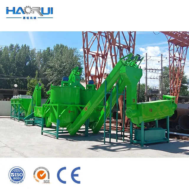 Factory Direct Sale New PET Plastic Recycling Machine Includes Label Remover Dewatering Equipment Core Component Pump Made PP