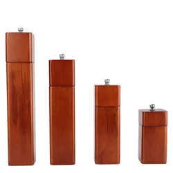 Hot Kitchen Pepper Grinder Wood Bottle Good Quality Customized Wood Pepper Mill