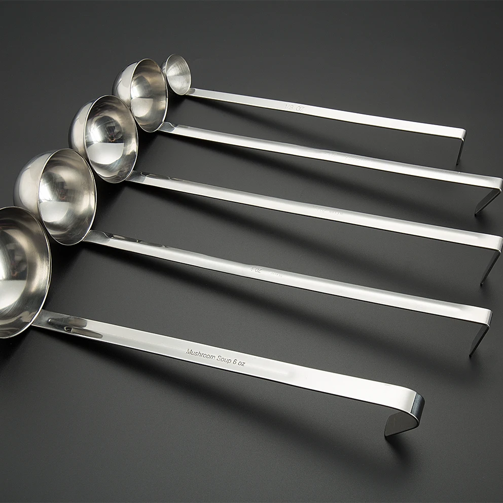 Hot Sale Professional Lower Price Stainless Steel Kitchen Ware Set Different Types Of Soup Ladle
