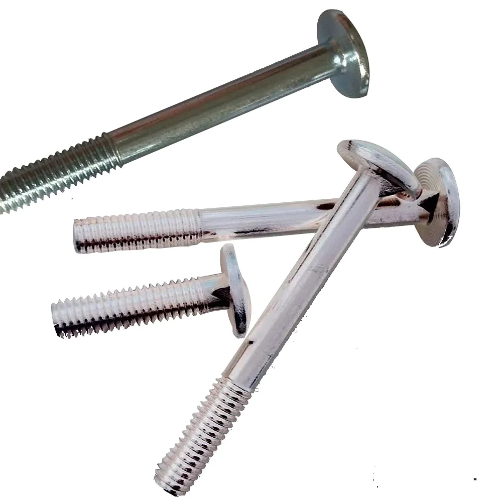 High Quality 08AL-10B21 M2.5-M12 Half Round Head with Tenon Bolt for Mechanical Assembly Stainless Steel,steel M2.5---M12 CN;ZHE