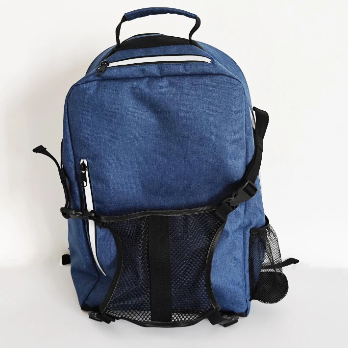 Latest Lightweight OEM Sport Basketball Travel Backpack Waterproof with Zipper Closure Fashionable Outdoor Camping Style