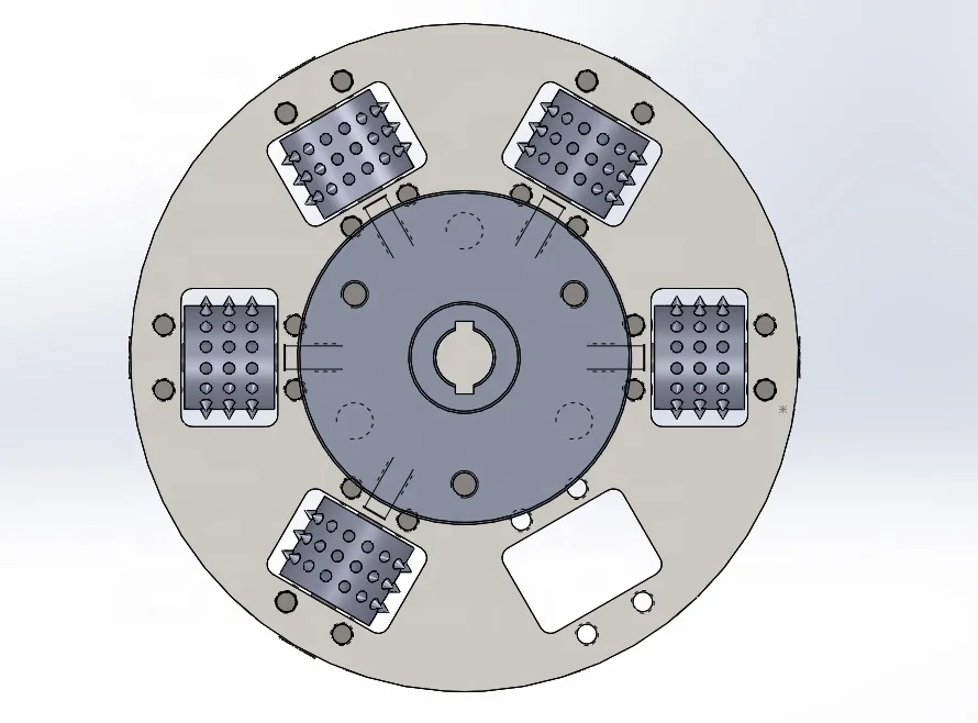 DT030 Metal Abrasive Concrete Tool Diamond Bush Hammer