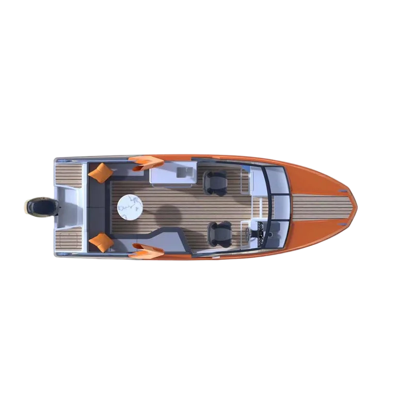 Durable and high quality Fiberglass and Aluminum Alloy Speedboats yacht