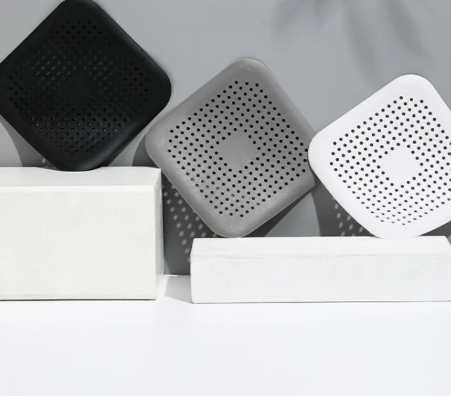 Silicone sink garbage filter anti clogging silicone floor drain cover bathroom sewer hair anti clogging filter