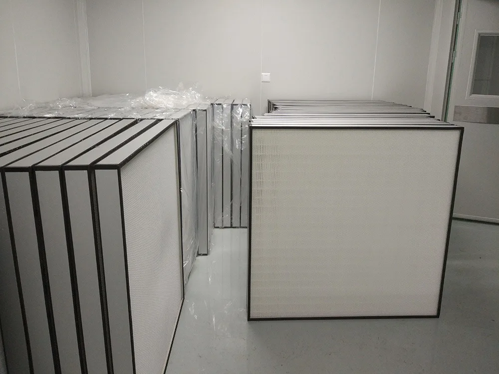 H13 H14 High Efficiency Hepa Filter for Modular Cleanroom Equipment Clean Bench