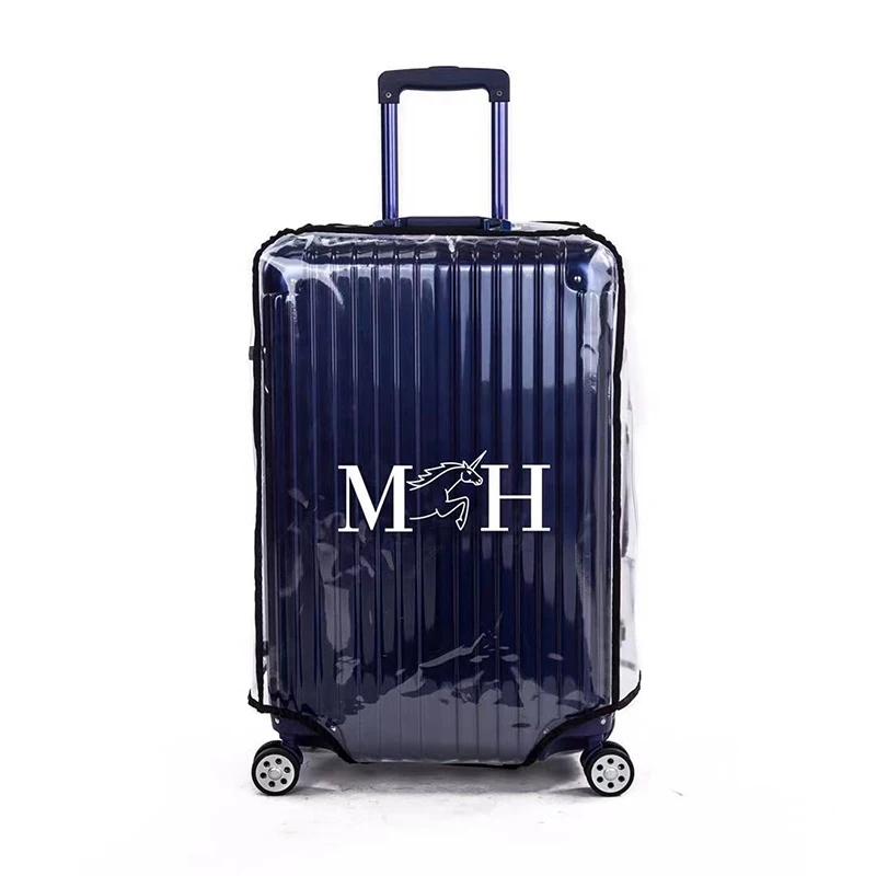The Best Selling Fashion Outdoor Plastic Custom Logo Luggage Suitcase Cover