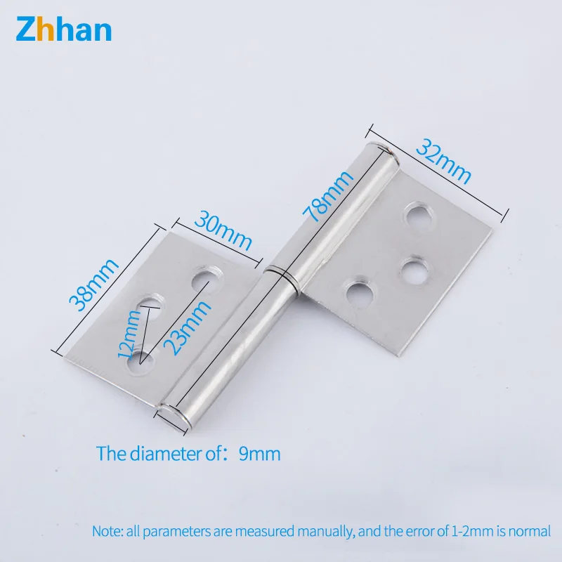 Factory Direct Flag Hinge,sliding Door Butterfly Hinge,stainless Steel for Wooden Door