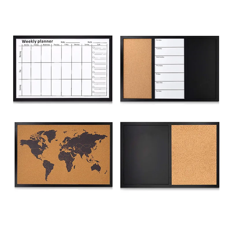 
Wholesale Cheap Price Wall Mounted World Map Bulletin Message Cork Board 