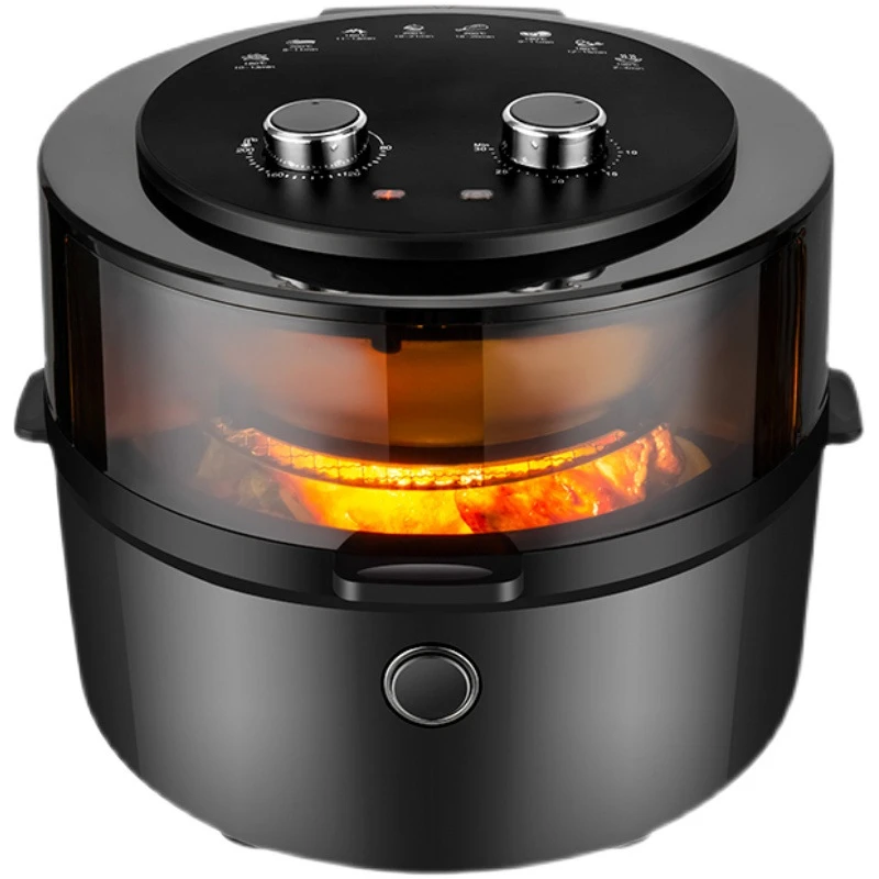 Hot Selling Digital LED Vision Air Fryer multifunctional new home oil free fryer large capacity oven