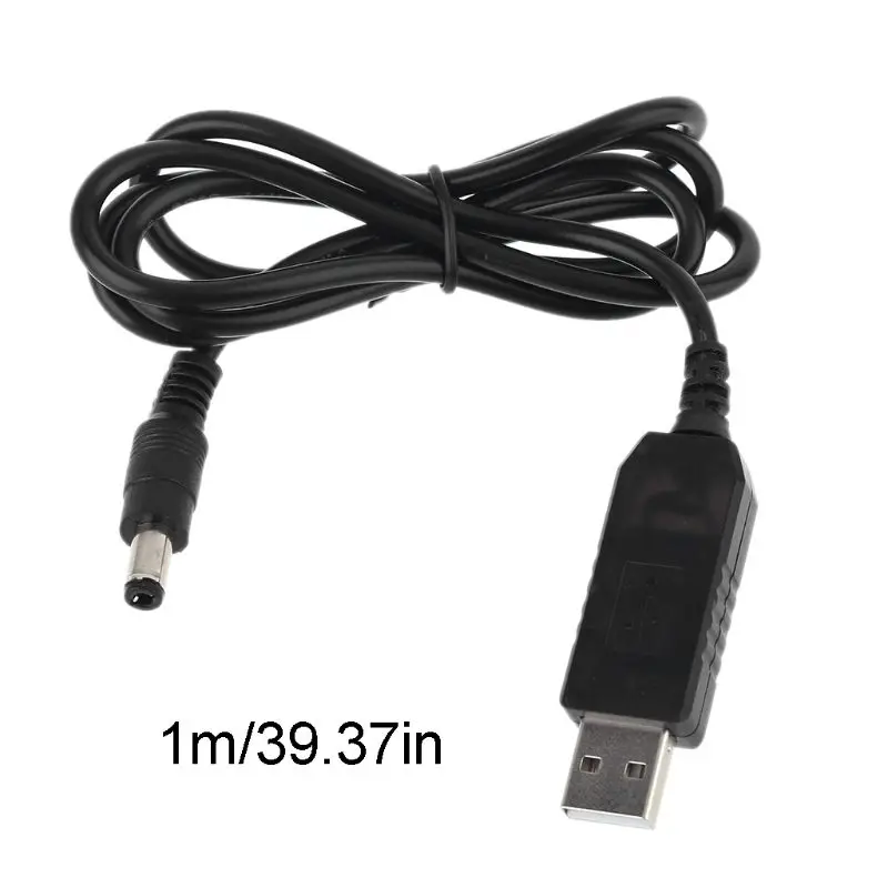 Повышающий Модуль USB power boost line от до 5 В постоянного тока к 9 В/12 кабель адаптера USB-преобразователя штекер 2 1x5 мм для Wi-Fi-маршрутизатора и