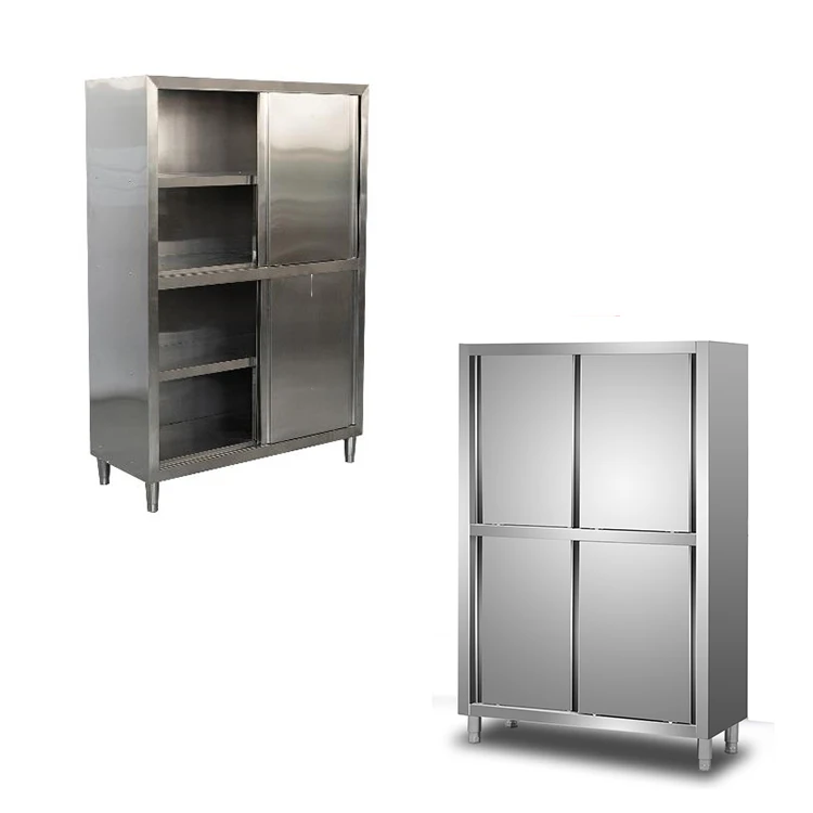 Подгонянная раковина из нержавеющей стали с четырьмя дверями наружный шкафчик для хранения водонепроницаемый металлический шкаф