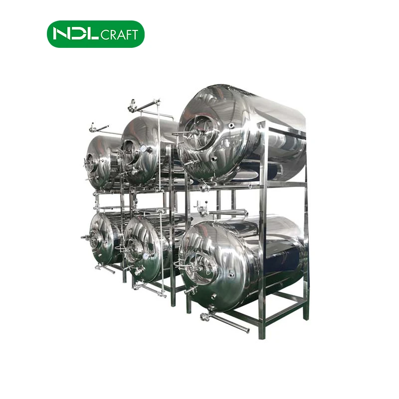 500L beer used micro stainless steel Double wall brite tank with jacket