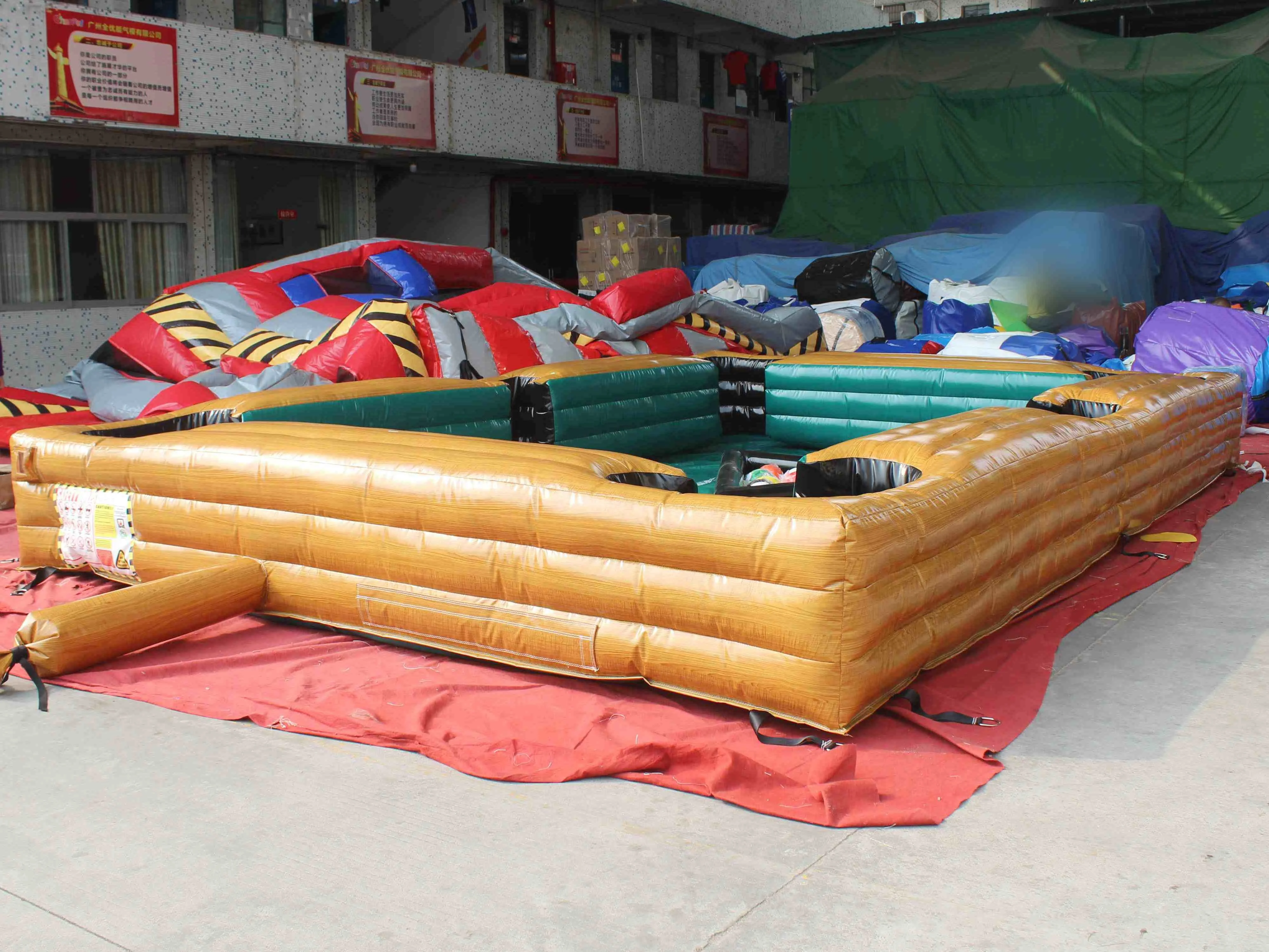 outdoor inflatable accessories yard sport soccer game inflatable snooker soccer game adult bounce inflatable sport games