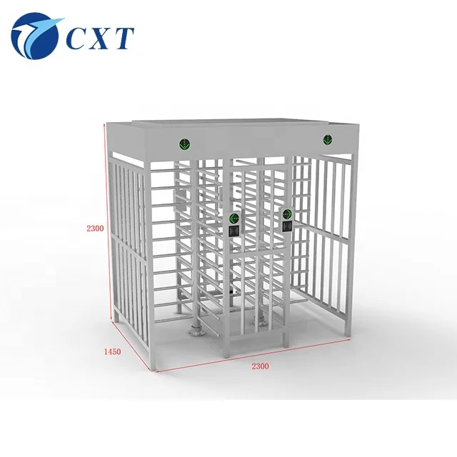 Factory Price Double Door Smart Motorized Full Height Turnstile Mechanism