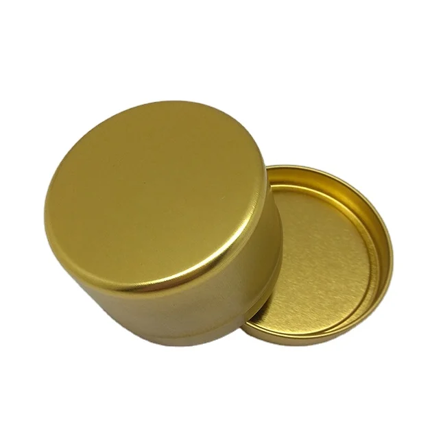 16 oz 8 oz round candle tins with  covers