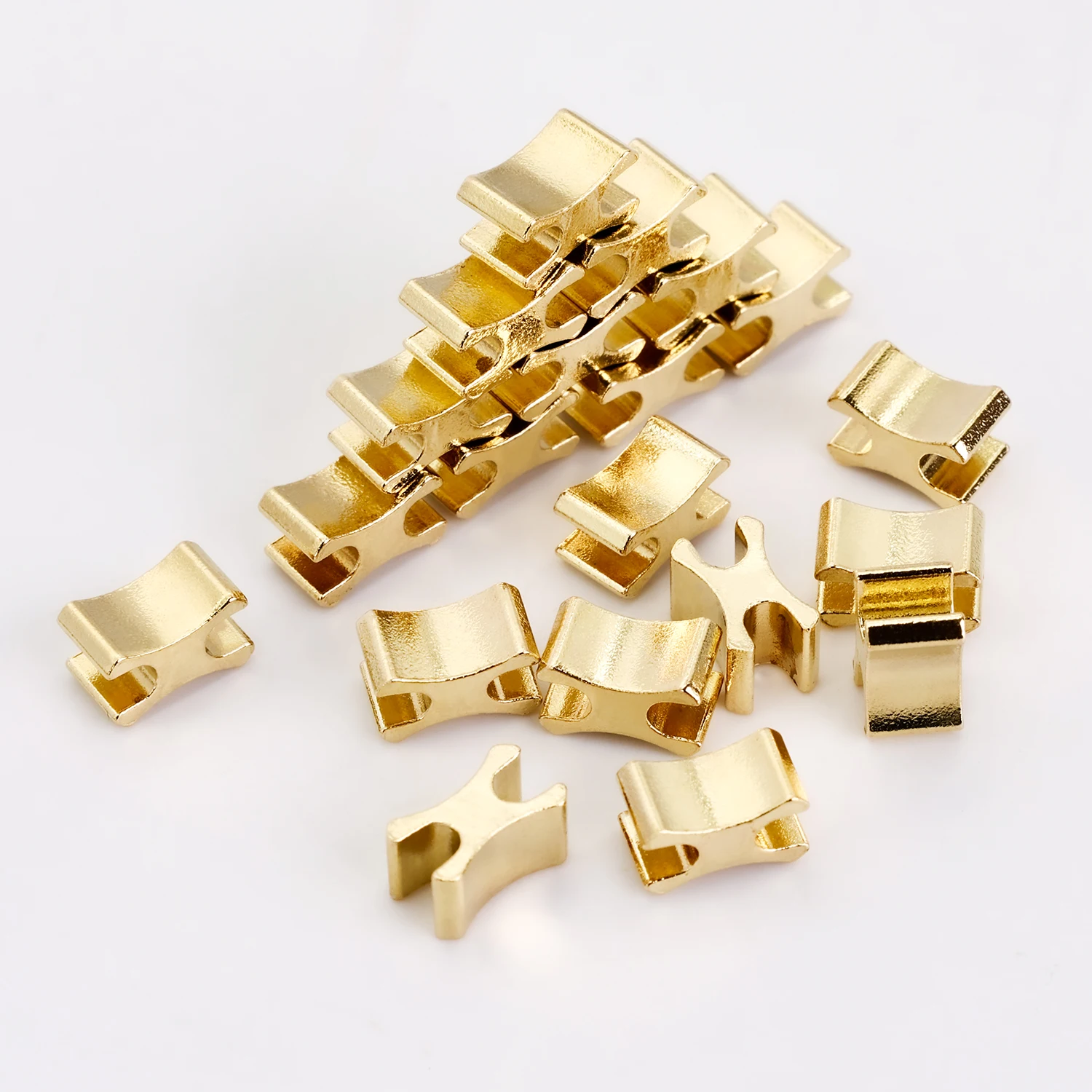 Zipper H Stopper for Closed End Zipper for Combat Accessories Metal Zipper End With No Stop H Stop Zinc Brass Bottom Stopper