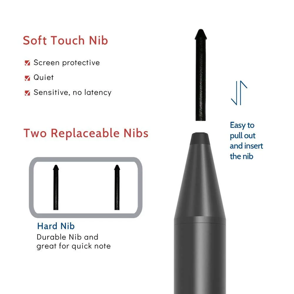 Hot Sale Small Tablet Pen Mini Capacitive Active Stylus Pen for Microsoft Surface Laptop Book Studio Hub 1/2