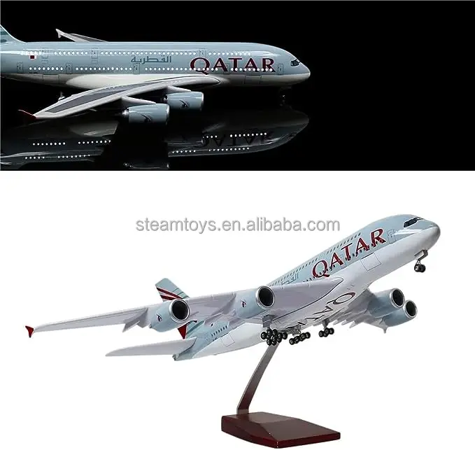 Модель самолета A380 18 5 дюймов 47 см
