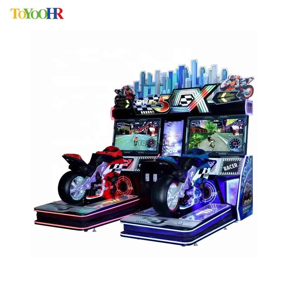 China Factory Price 42'LCD Moto Gp Simulator Arcade Game Machine Sale, Motor Bike Arcade Video Game