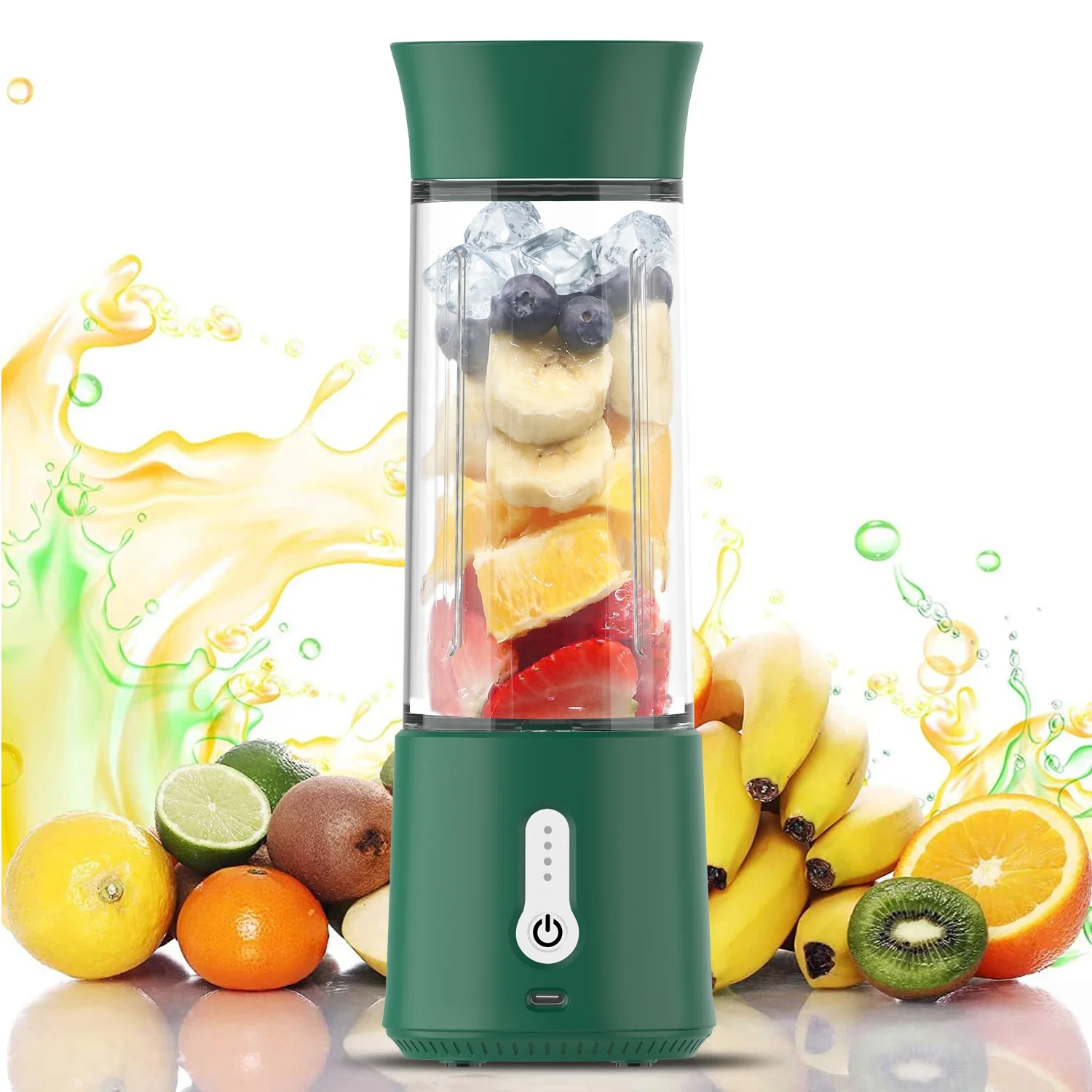Personal Size Rechargeable Smoothie Mini Hand Portable USB Blender 500ML with USB recharging juicer cup 150w