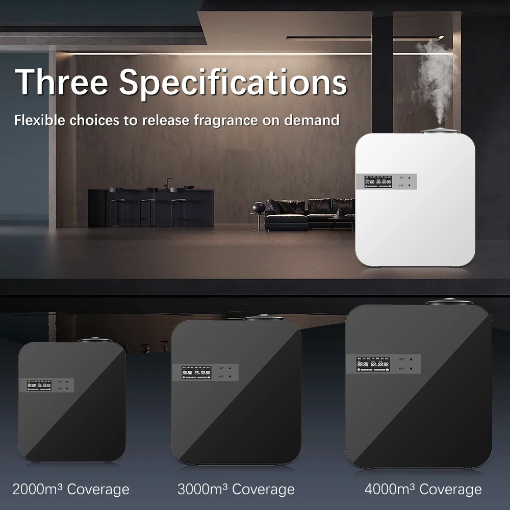 Small Atomized Cold Air Wireless Commercial Aromatherapy Scent Machine Electric High Motor Efficiency Scent Aroma Diffuser