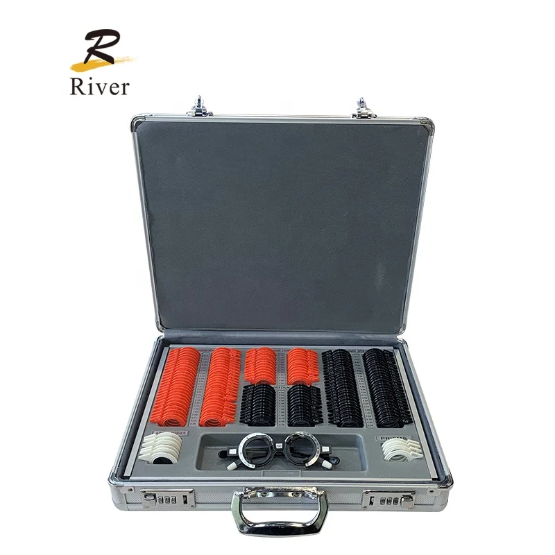 Optics Instrument Plastic rim trial lens set JSC-158P-A