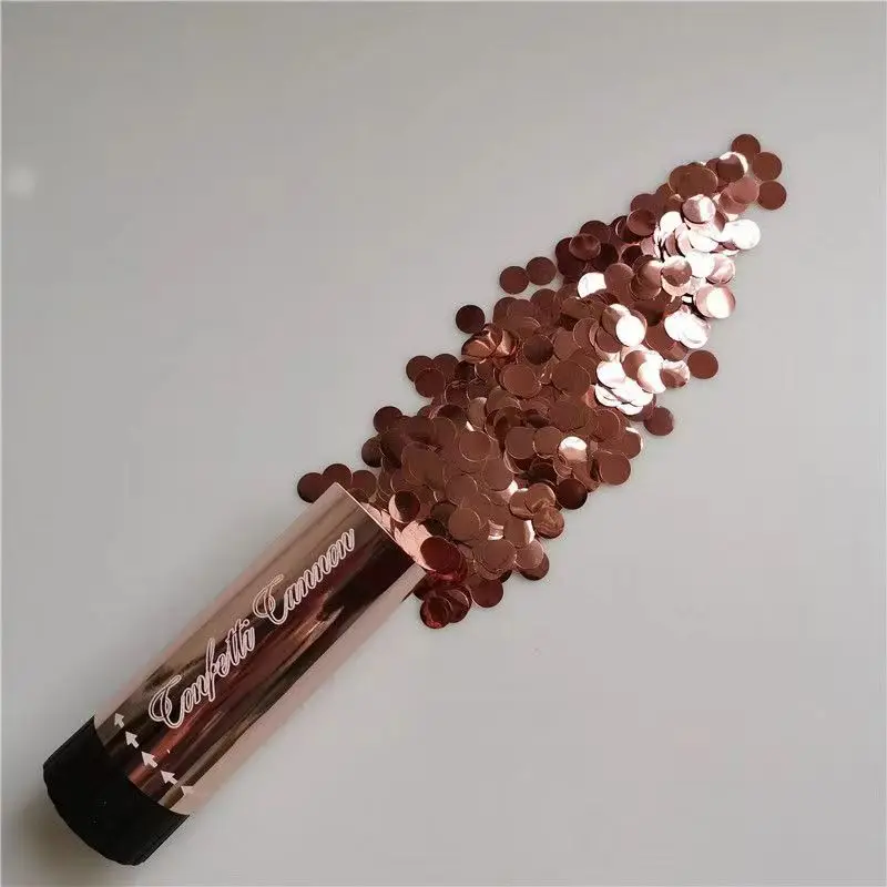 2024 Wedding Birthday Holiday Party Decorations Spring Spray Flower Tube Sequin Handheld Small Salute