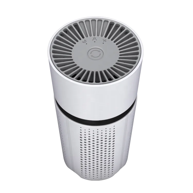 Rechargeable Car Air Purifier Remove Smoke Car Air Cleaner Portable  Negative Anion Ion Air Disinfect Purifier