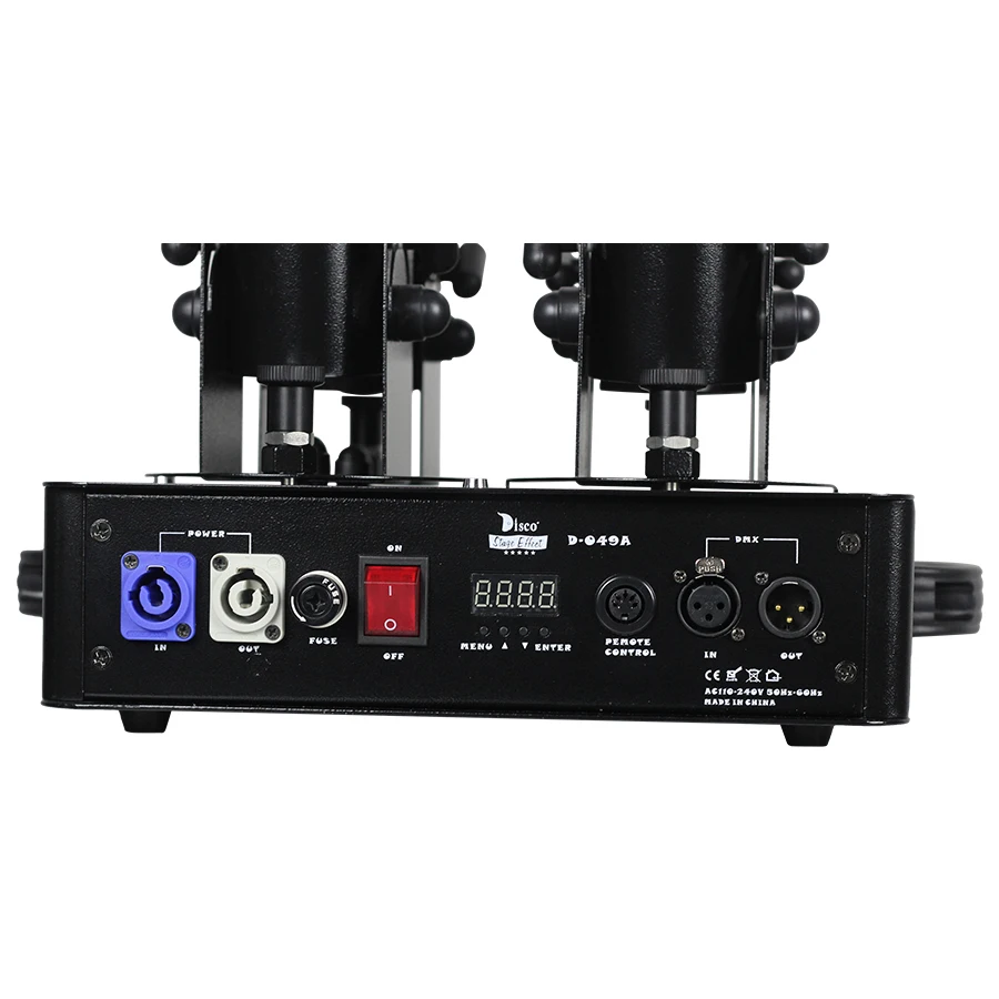 Portable electric ribbon streamers confetti popper cannon machine with remote control battery white mix colour wedding