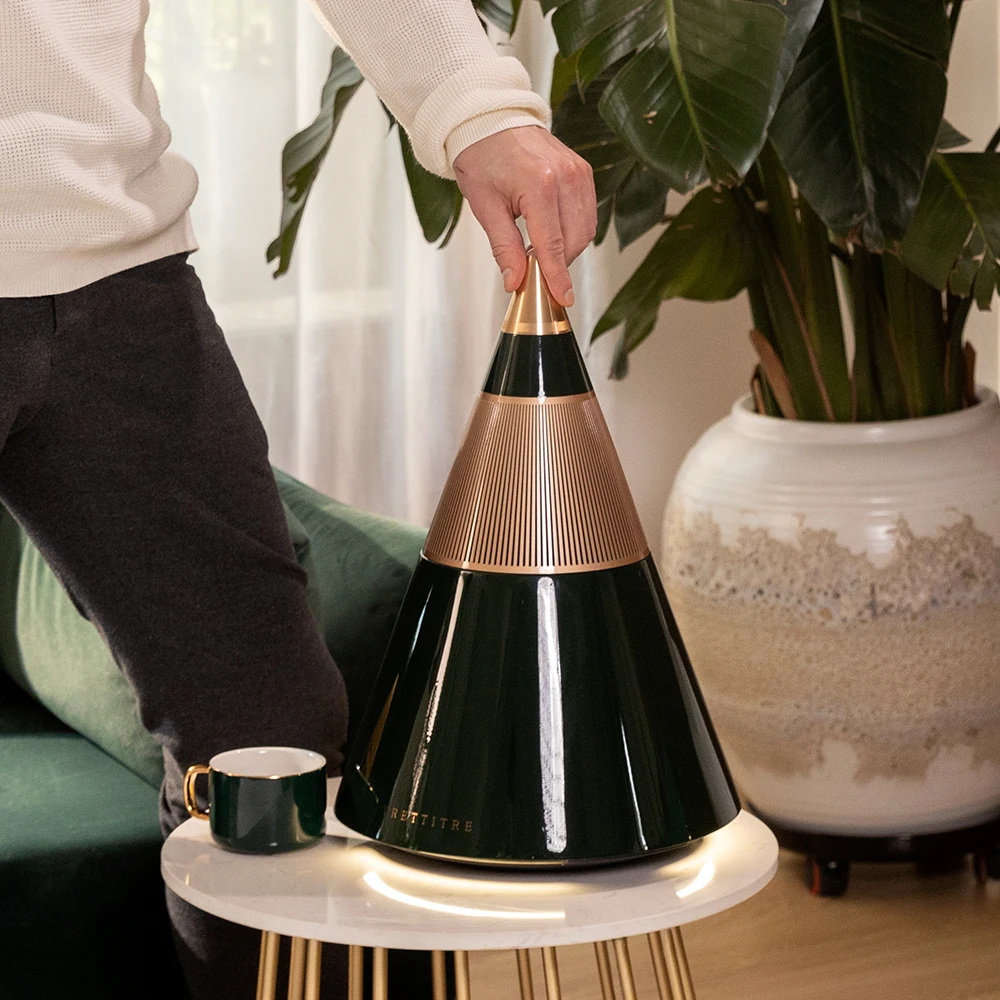 TRETTITRE Professional Wood 2.1 Hifi Music System Super Bass Original Smart Wireless Mini Speaker