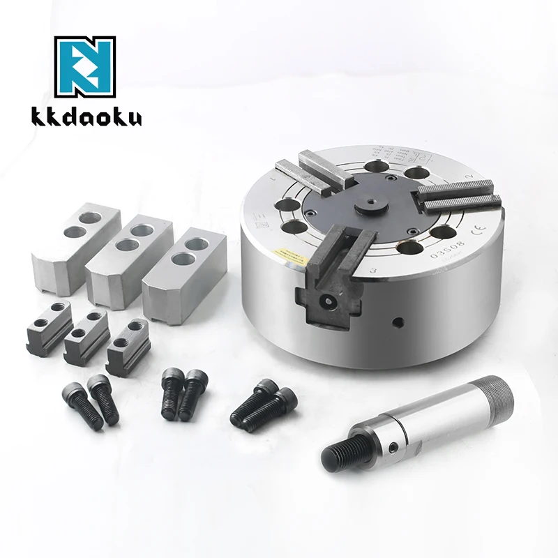 Factory Direct Sale Steel Cnc High Speed Hollow Power 3 Jaw Through Hole Hydraulic Chuck