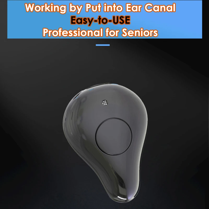 Voraiya Newest Comfortable In Ear HD Crystal Portable Magnetic Charging Box Digital Hearing Aid
