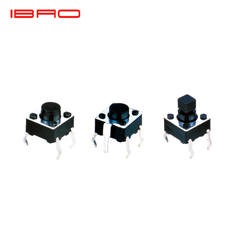 IBAO6 * 6 серия 0*6 0 сквозное отверстие тактовый переключатель