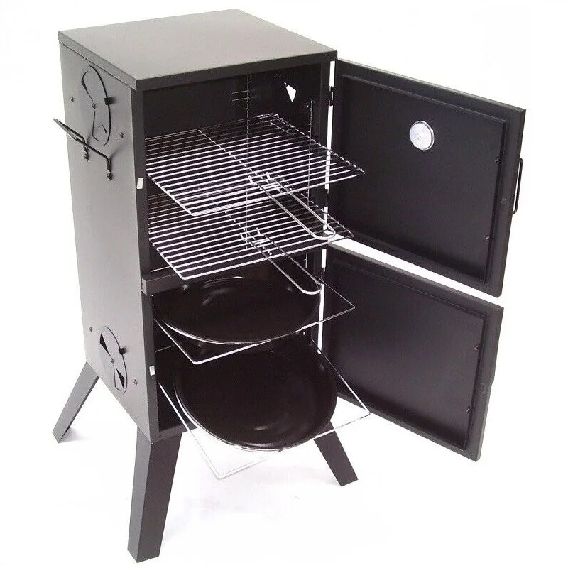 Ur-health Outdoor BBQ Smoker for Camping Smoker Oven Charcoal Barbecue Grill Rotisserie