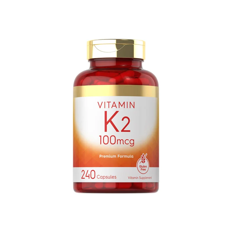 Vitamin K2 Capsule For Natural Ingredient GMP Certified Gluten-free Non-GMO Sweetener-free