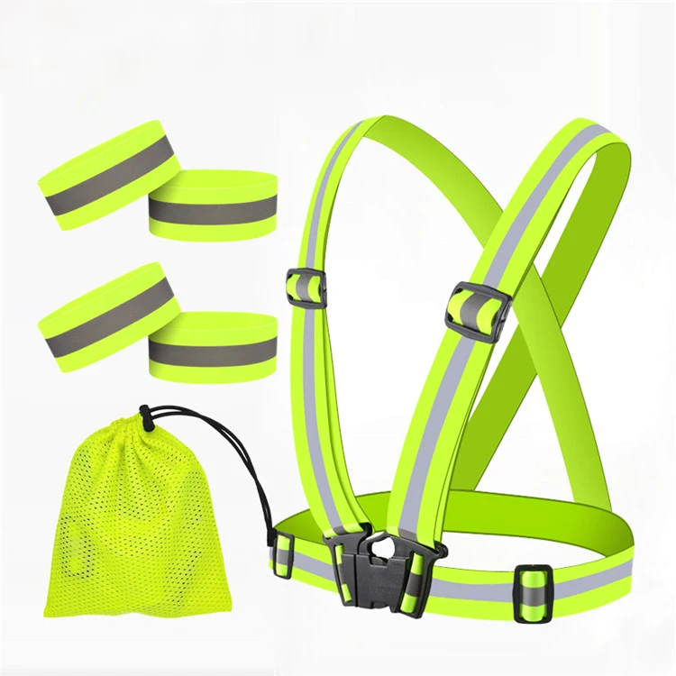 American Market Promotional Gifts night Reflective Self-protective Elastic Running Vest