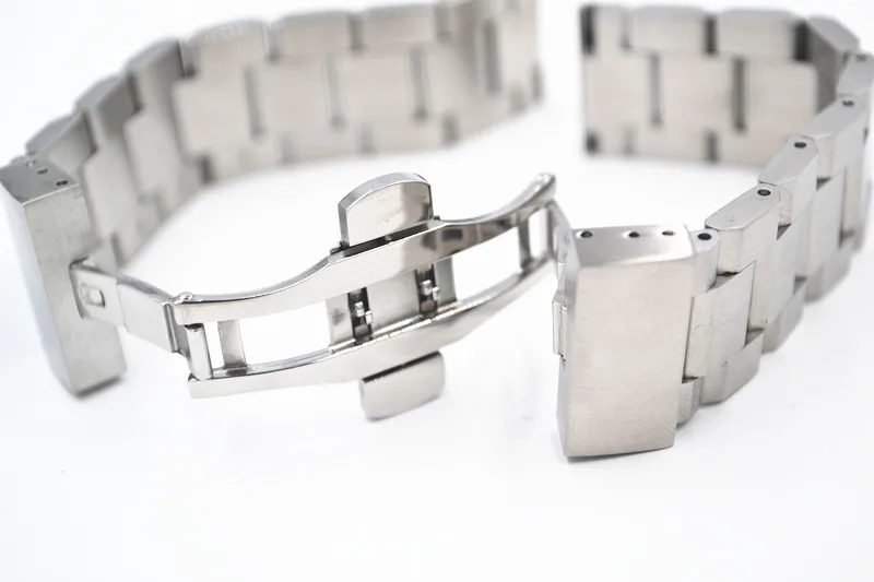 
New good quality stainless steel butterfly clasp buckle for watch strap 