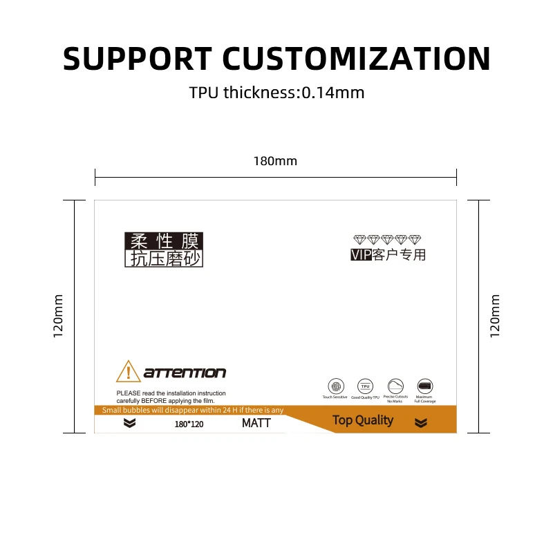 5A Super-repair TPU Film Raw Material From Korean Hidrogel Film Screen Protector Self-healing Hydrogel Sheet for Cutting Machine