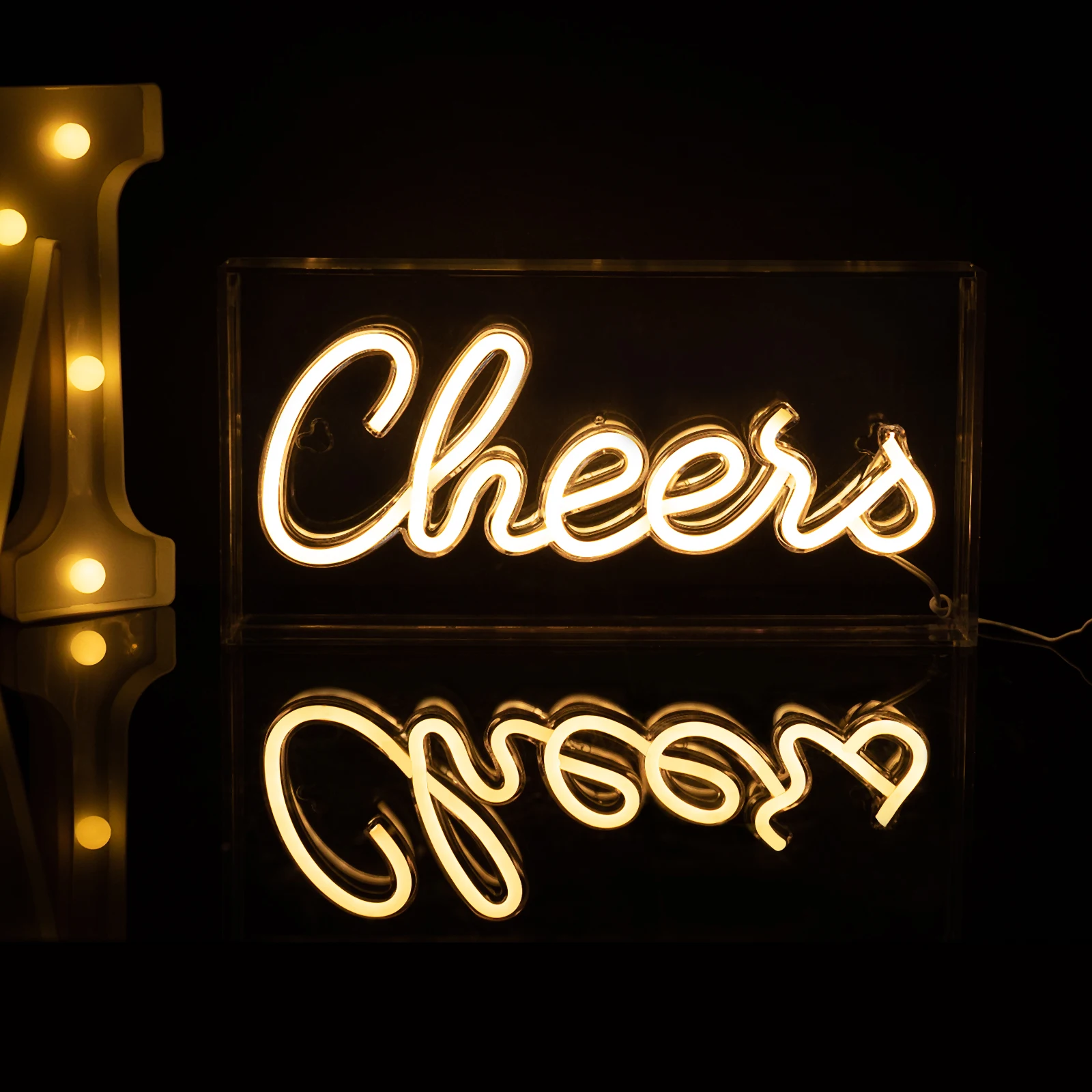 Custom Flex Diy Neon Light Signs Led Cheers Neon Light, Neon Sign for Custom Birthday Decoration