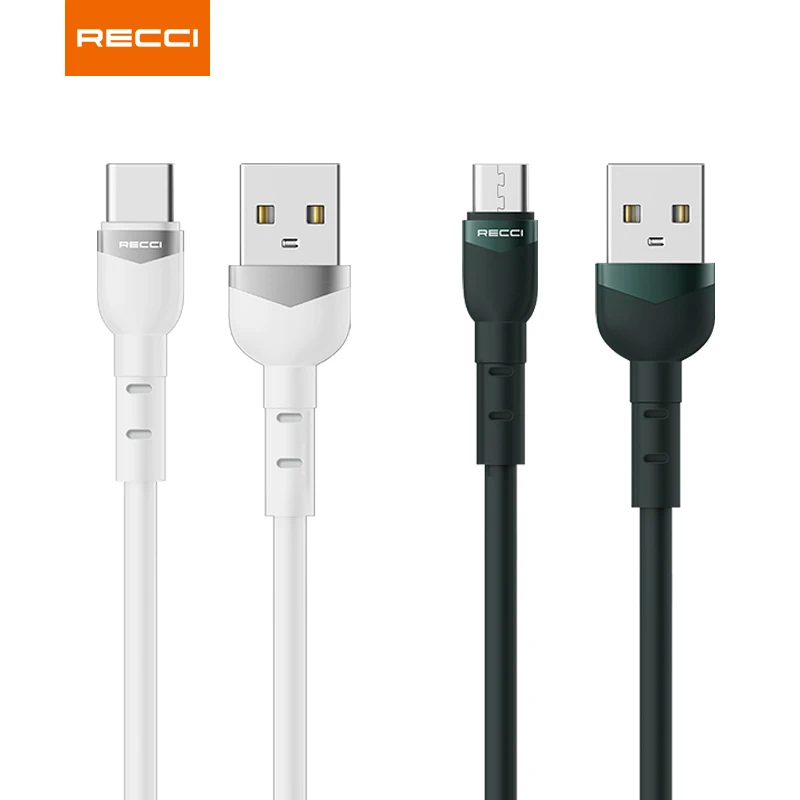 Recci High quality 1M PD 20W  5A fast charging data transfer USB type c to lightning cable for iPhone Android type c