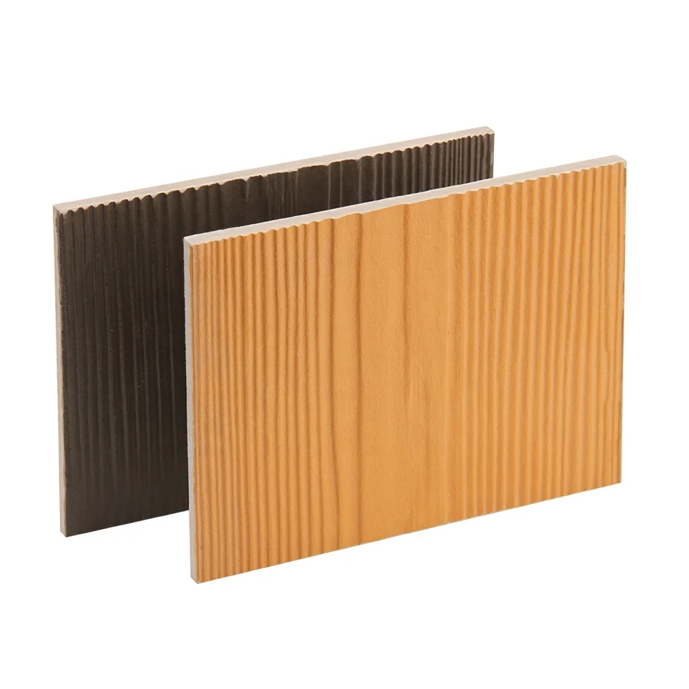 Free Sample 100% Non Asbestos House Exterior Wall Decoration Colored Concrete Plank Siding
