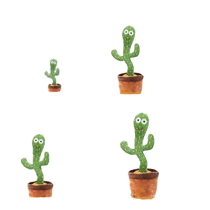 Hot Sale Custom Plant Plush Toys ODM OEM Singing Funny Dance Cactus Toy for Kids