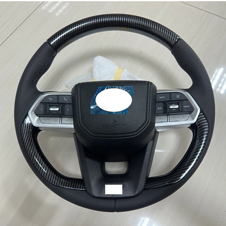 Leather Steering Wheel for Toyota Corolla 4Runner Crown RAV4 Fortuner Yaris Prius Lexus Lx570 GX470