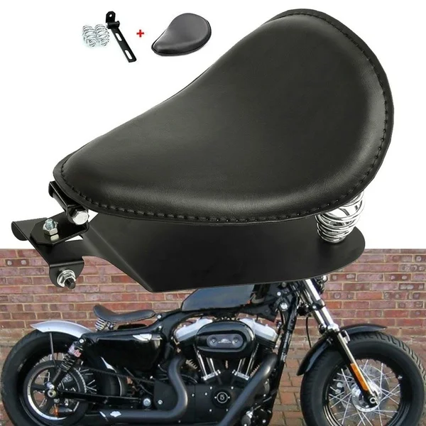 Motorcycle 3inch Chrome Spring Solo Bracket Seat