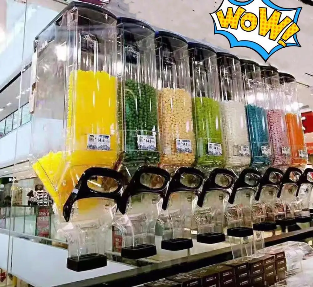 Popular Wall Mounted Supermarket Candy Store Equipment Candy Dispenser