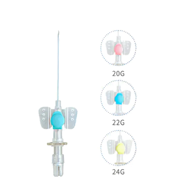 
Healthcare Nursing Disposable Puncture Instrument Sterile Hypodermic 18G Butterfly type I.V Indwelling Needle with CE 