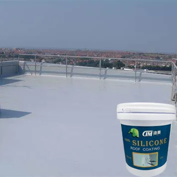 Spray applied liquid transparent silicone rubber waterproof coating