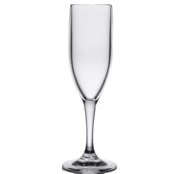 180 ml  Crystal Champagne glass  235 mm high plastic acrylic champagne cup